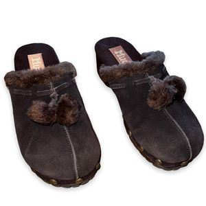 Mudd | Y2k Mules Clogs Jacob Leather Upper Size 7.5M